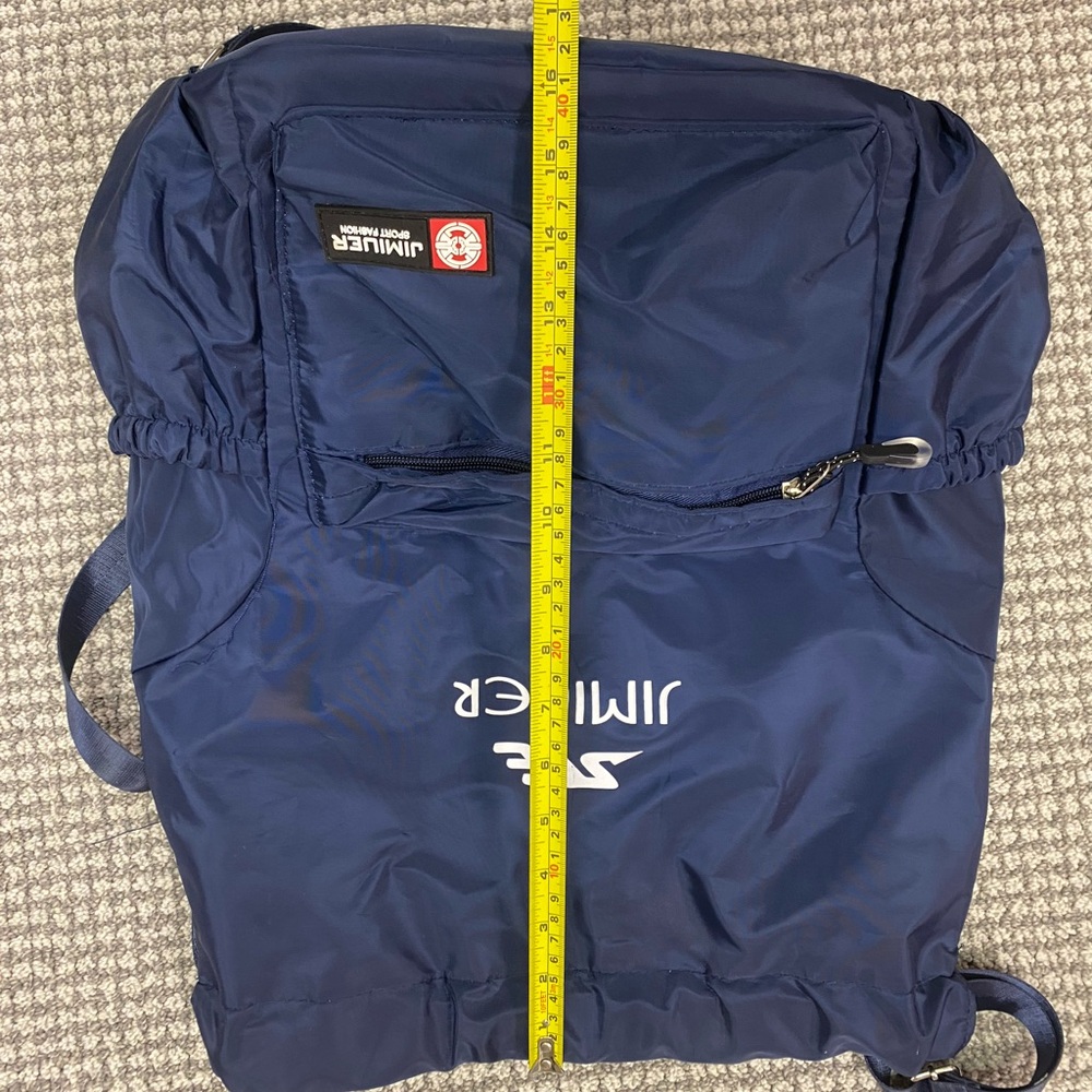 NWOT Navy Drawstring Backpack - Picture 5 of 5